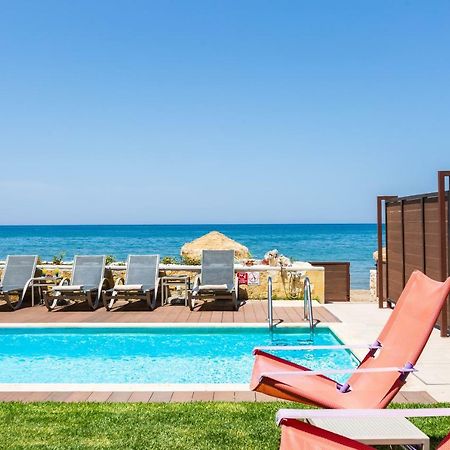 Espera Luxury Beach Front Residence With Pool & Bbq, By Thinkvilla Rethymno Exterior foto