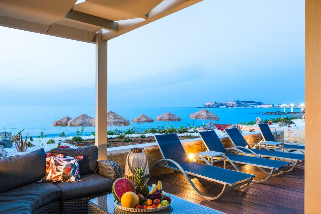 Espera Luxury Beach Front Residence With Pool & Bbq, By Thinkvilla Rethymno Exterior foto