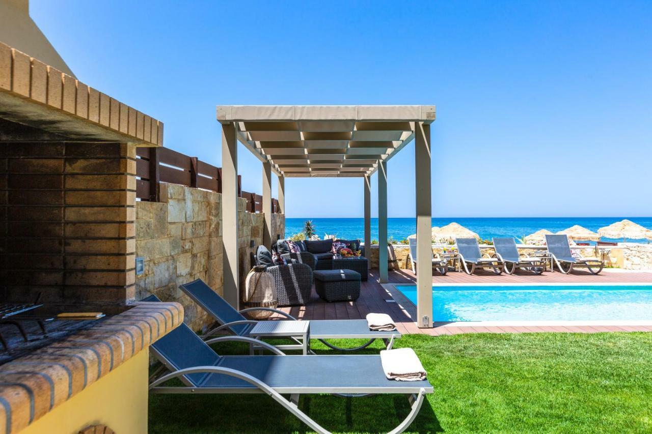 Espera Luxury Beach Front Residence With Pool & Bbq, By Thinkvilla Rethymno Exterior foto