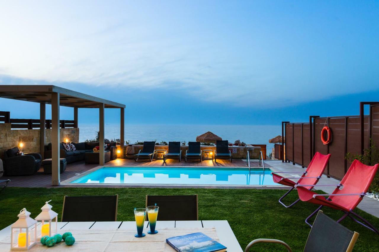Espera Luxury Beach Front Residence With Pool & Bbq, By Thinkvilla Rethymno Exterior foto