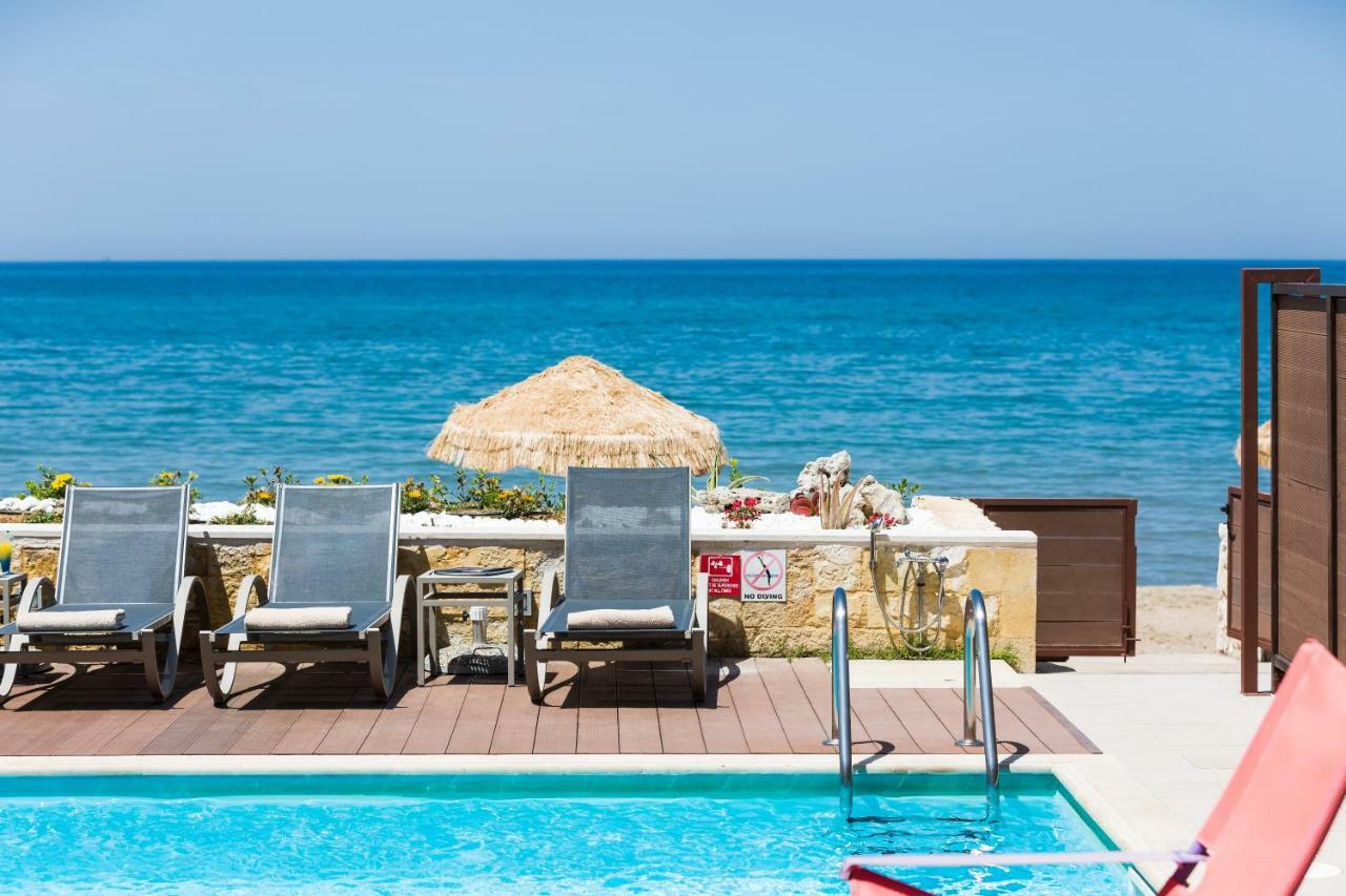Espera Luxury Beach Front Residence With Pool & Bbq, By Thinkvilla Rethymno Exterior foto