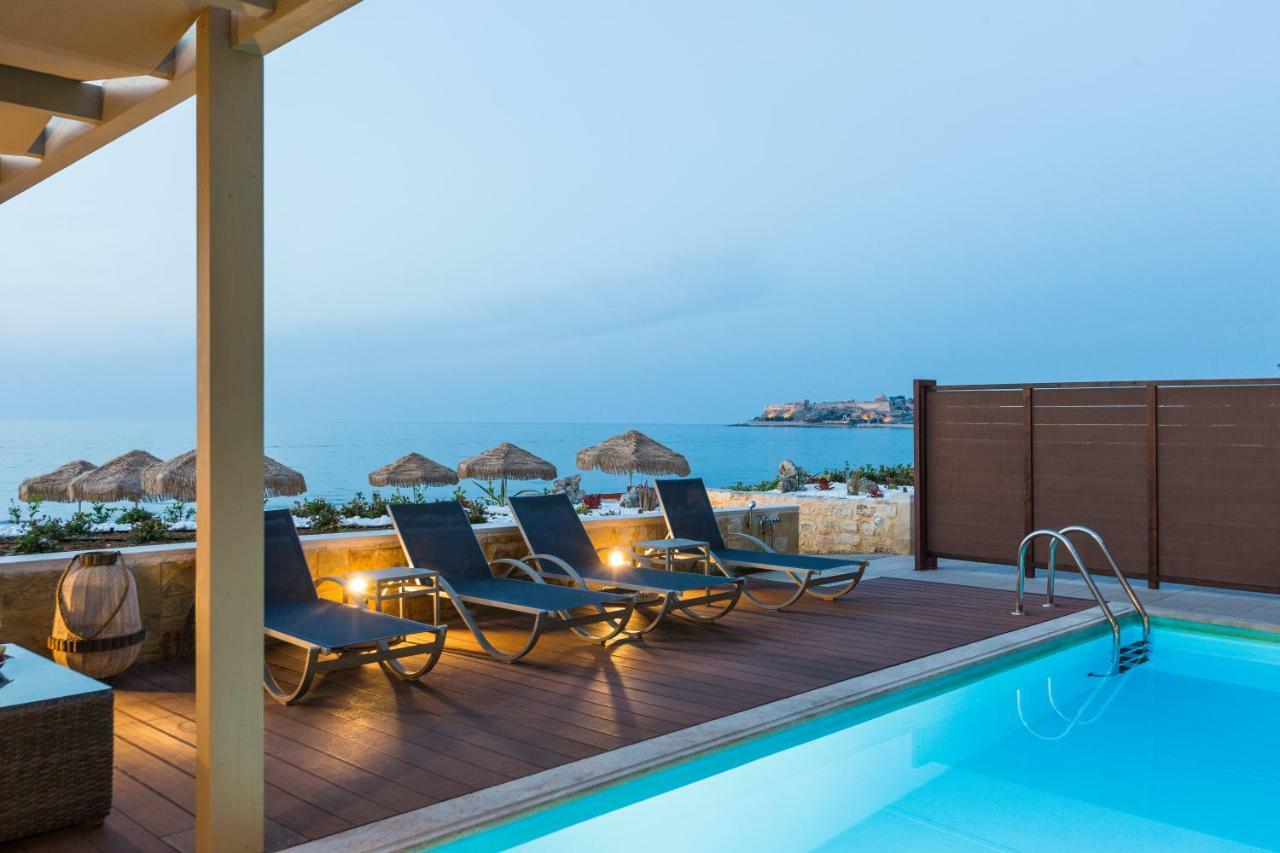 Espera Luxury Beach Front Residence With Pool & Bbq, By Thinkvilla Rethymno Exterior foto