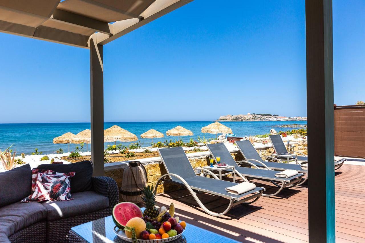 Espera Luxury Beach Front Residence With Pool & Bbq, By Thinkvilla Rethymno Exterior foto