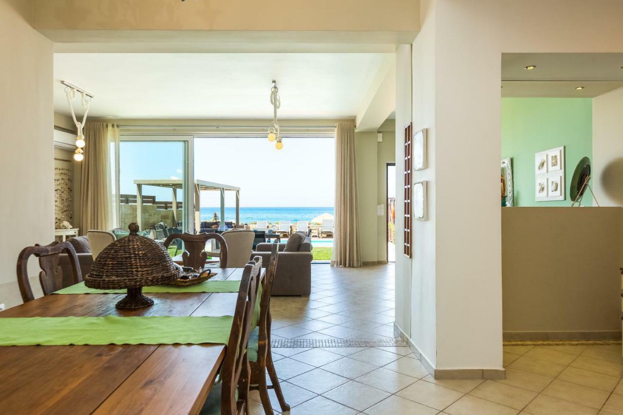 Espera Luxury Beach Front Residence With Pool & Bbq, By Thinkvilla Rethymno Exterior foto