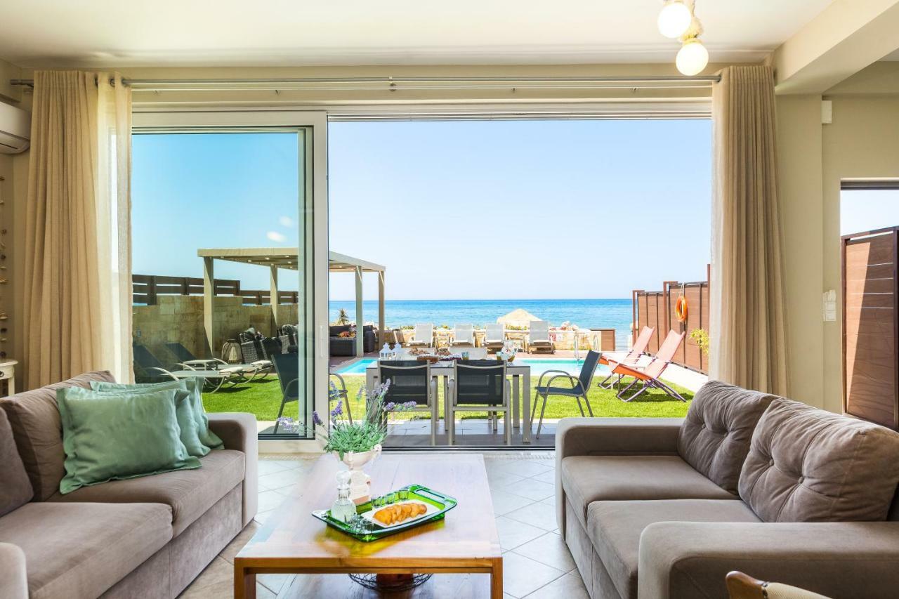 Espera Luxury Beach Front Residence With Pool & Bbq, By Thinkvilla Rethymno Exterior foto